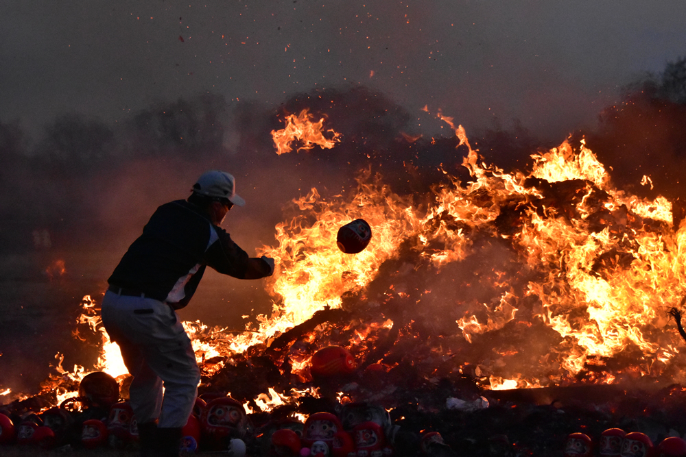 入選新春の火祭り　画像